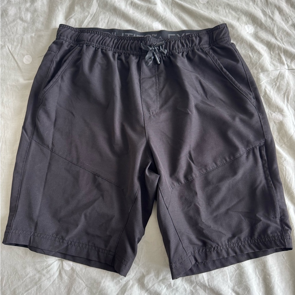 Gerry Shorts Mens Large Black Lightweight Comfort Stretch Pull-On Trail Hiking